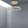 PURE E-LOOP lampa wisząca matowy mosiądz