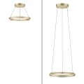 PURE E-LOOP lampa wisząca matowy mosiądz