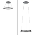 PURE E-LOOP lampa wisząca szary 2551-15