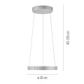 PURE E-CLIPSE lampa wisząca aluminium 2560-95