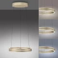 PURE E-LOOP lampa wisząca matowy mosiądz 2550-60