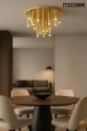 ORGANO lampa sufitowa / plafon 60 złota MOOSEE