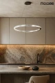 ANILLO lampa wisząca 80 czarny chrom MOOSEE