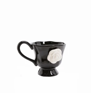 SHP BIAŁA RÓŻA COCO Kubek czarny