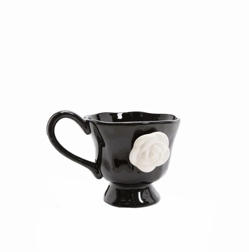 SHP BIAŁA RÓŻA COCO Kubek czarny