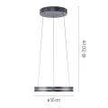 PURE E-LOOP lampa wisząca szary 2550-15 
