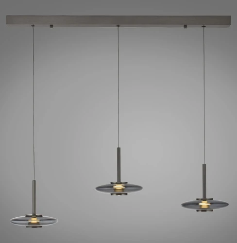  PURE VITRUM lampa wisząca szary 2083-15