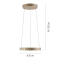 PURE E-CLIPSE lampa wisząca brązowa 2560-97