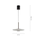 PURE E-VITRUM lampa wisząca ciemno-brązowy  