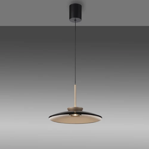 PURE E-MOON lampa wisząca brązowa 2195-97 