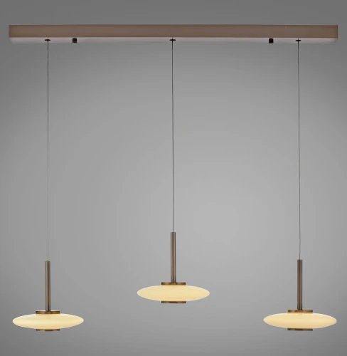 PURE VITRUM lampa wisząca ciemnometalowy-brązowy 2083-34