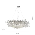RICICLE lampa wisząca chrom  