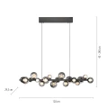 PURE E-POPUP lampa wisząca szary
