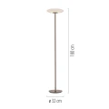 PURE VITRUM lampa podłogowa ciemnometalowy-brązowy 481-34 