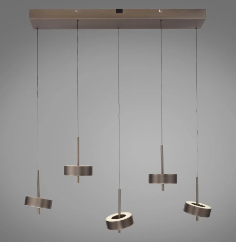 Q-ROTATE lampa wisząca ciemnometalowy-brązowy 2249-34 