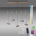 Q-ROTATE lampa wisząca ciemnometalowy-brązowy 2249-34 