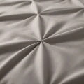 140x200/220 BORDER PINTUCK brąz/szary kpl pościeli mikrofibra