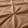 140x200/220 BORDER PINTUCK mokka kpl pościeli mikrofibra