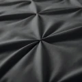 140x200/220 BORDER PINTUCK czarny kpl pościeli mikrofibra