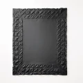 140x200/220 BORDER PINTUCK czarny kpl pościeli mikrofibra