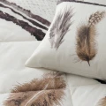 240x200 Lazy  FEATHERS 3 piaskowy kpl koldra z poduszkami