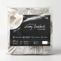 240x200 Lazy  JAYDA piaskowy kpl koldra z poduszkami