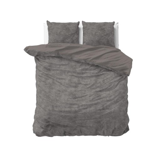 (SN) 200x220 VELVET UNI szary kpl pościeli