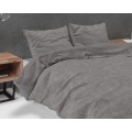 (SN) 200x220 VELVET UNI szary kpl pościeli