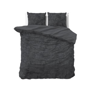 (SN) 200x220 VELVET UNI antracyt kpl pościeli