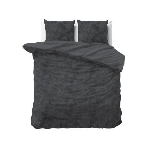 (SN) 200x220 VELVET UNI antracyt kpl pościeli