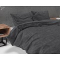 (SN) 200x220 VELVET UNI antracyt kpl pościeli
