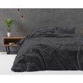 (SN) 200x220 VELVET UNI antracyt kpl pościeli