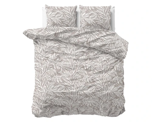 240x220 BREEZe brąz kpl pościeli bawełna