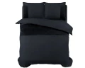 (SN) 200x220 VELVET BAND czarny mikrofibra kpl pościeli