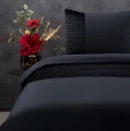 (SN) 200x220 VELVET BAND czarny mikrofibra kpl pościeli