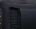(SN) 200x220 VELVET BAND czarny mikrofibra kpl pościeli