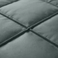 140x200/220 CHECK PINTUCK zielony kpl pościeli mikrofibra