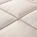 140x200/220 CHECK PINTUCK beż kpl pościeli mikrofibra