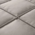 240x200/220 CHECK PINTUCK brąz/szary kpl pościeli mikrofibra