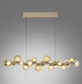 PURE E-POPOUP lampa wisząca brązowa