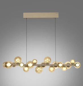 PURE E-POPOUP lampa wisząca brązowa