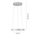 PURE E-LOOP lampa wisząca aluminium