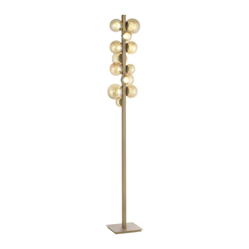 PURE POPUP lampa podłogowa brązowa