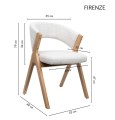 FIRENZE Krzesło beżowe