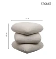 STONES Pufa beżowa