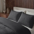 240x200 Lazy  SALVA szary  kołdra LAZY I poszewki na poduszki