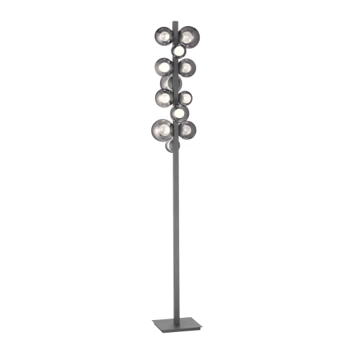PURE POPUP lampa podłogowa szary