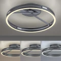 PURE LOOP lampa sufitowa szary 6552-15