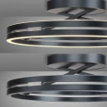 PURE LOOP lampa sufitowa szary 6552-15