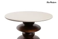 RONDA stolik 50 drewno mango / marmur MaMaison